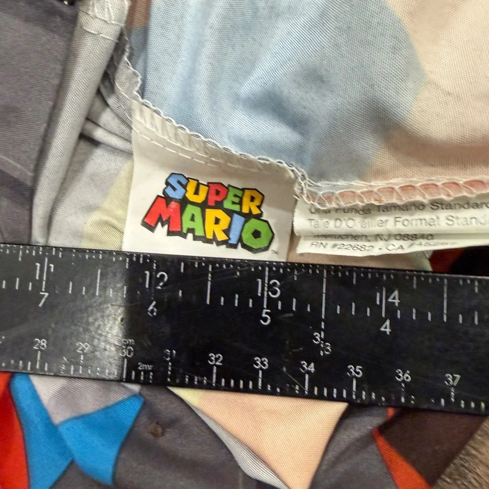 Super Mario Bros Nintendo Standard Pillowcase Mario‎ Luigi Yoshi Double Sided